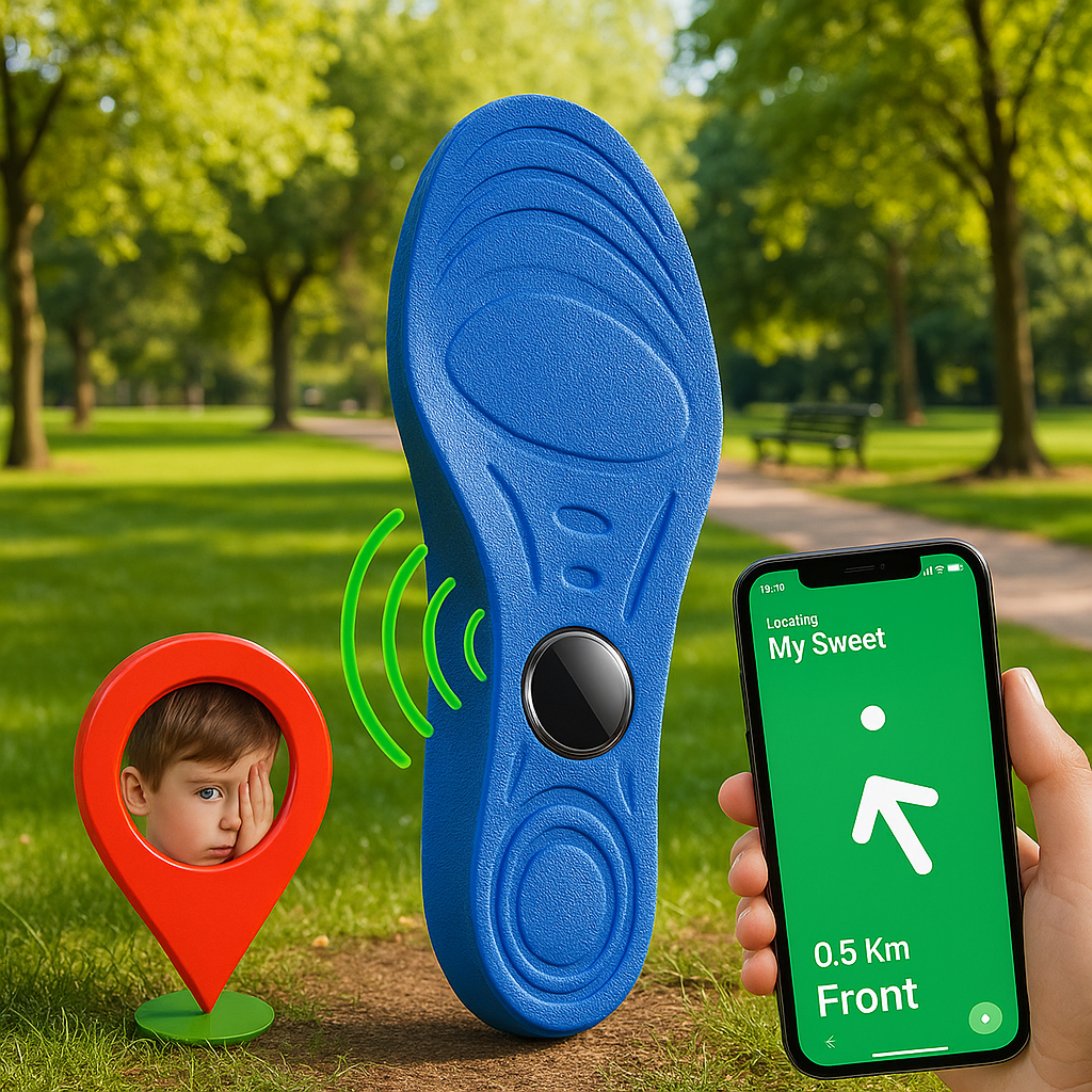 TagAlong™ AirTag Insole – Never Lose Track of Your Child Again
